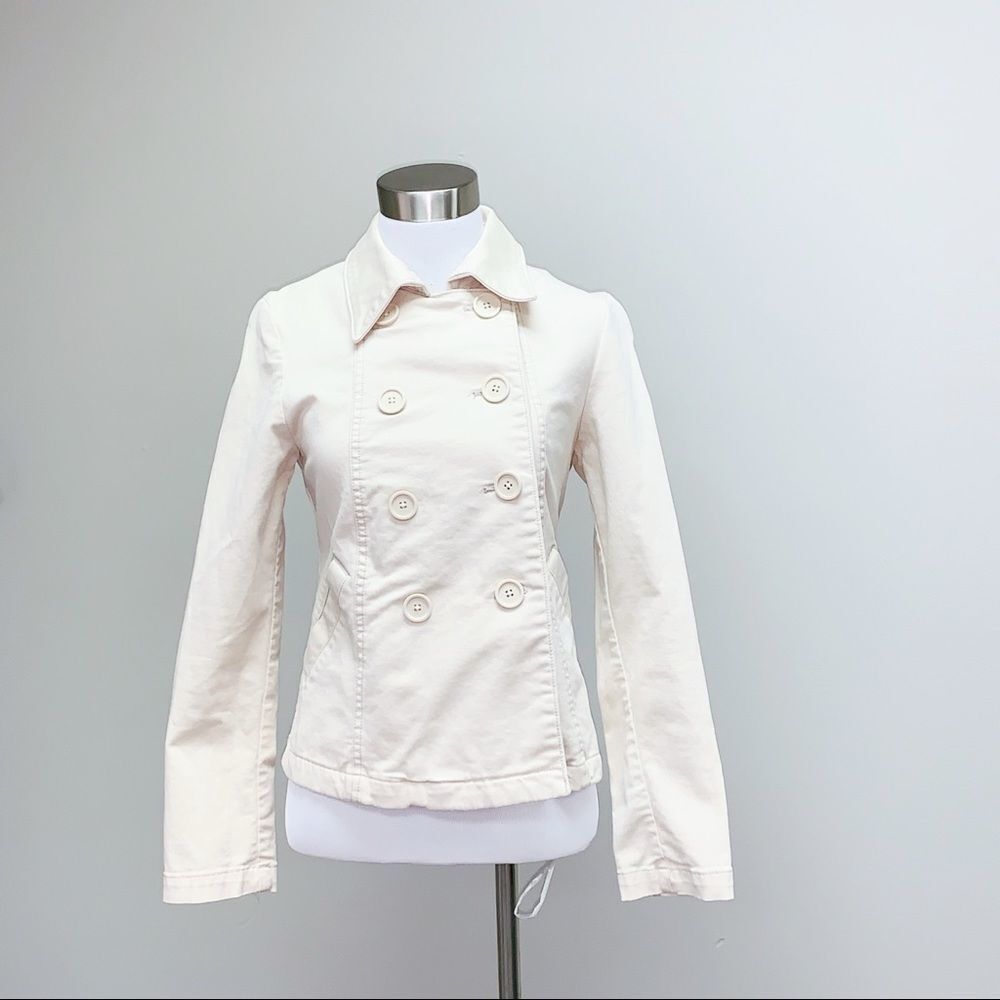 GAP khaki pea coat - Picture 2 of 6